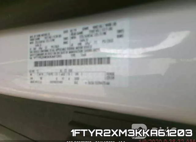 1FTYR2XM3KKA61203 фото 5