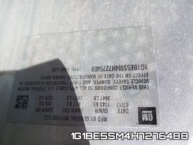 1G1BE5SM4H7276488 фото 2