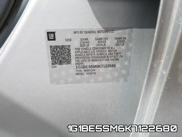 1G1BE5SM6K7122680 фото 2