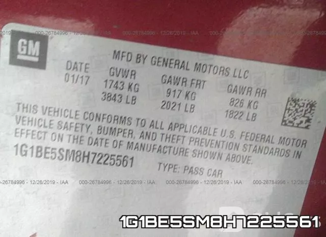 1G1BE5SM8H7225561 фото 10