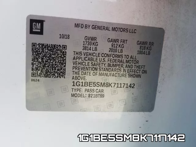 1G1BE5SM8K7117142 фото 2