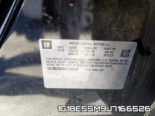 1G1BE5SM9J7166526 фото 2
