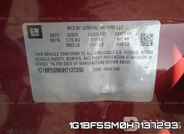 1G1BF5SM0H7137293 фото 10