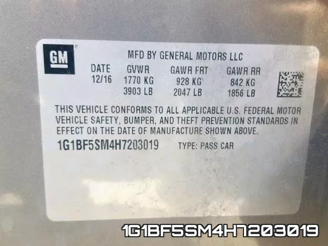 1G1BF5SM4H7203019 фото 2