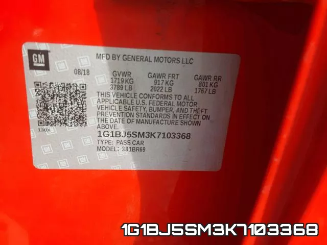 1G1BJ5SM3K7103368 фото 2