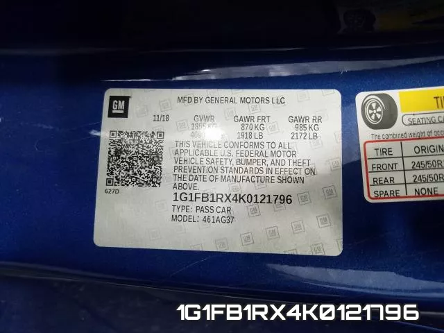 1G1FB1RX4K0121796 фото 2