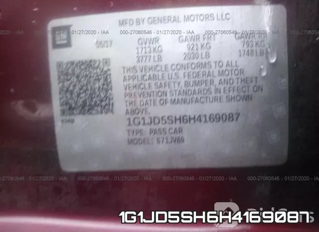1G1JD5SH6H4169087 фото 10