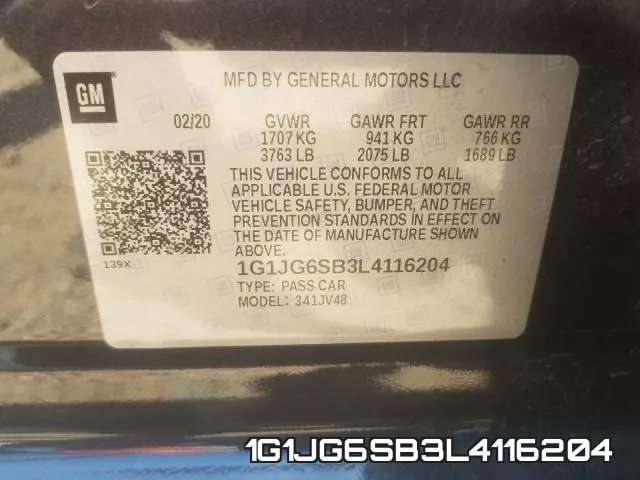 1G1JG6SB3L4116204 фото 2