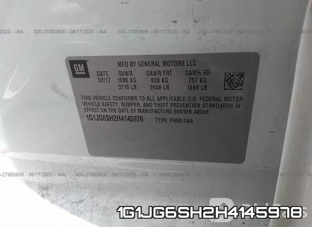 1G1JG6SH2H4145978 фото 10
