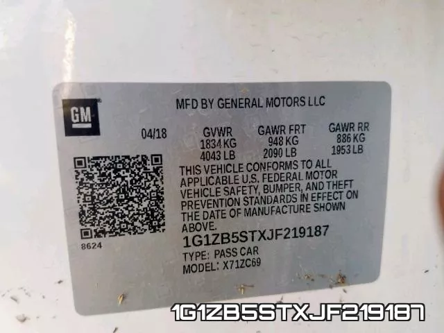 1G1ZB5STXJF219187 фото 2