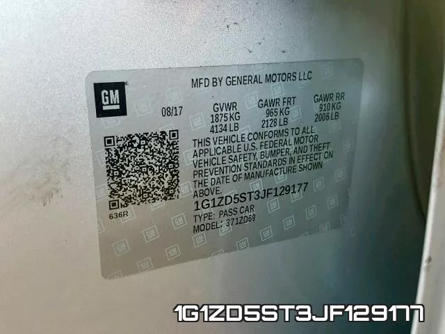 1G1ZD5ST3JF129177 фото 2