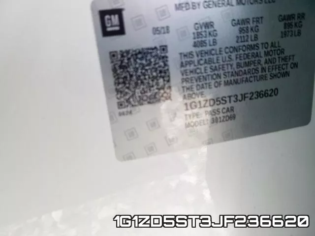 1G1ZD5ST3JF236620 фото 2