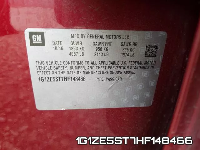 1G1ZE5ST7HF148466 фото 2