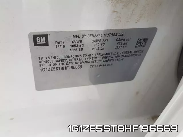 1G1ZE5ST8HF196669 фото 2