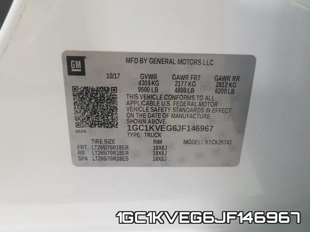 1GC1KVEG6JF146967 фото 2