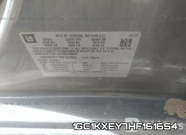 1GC1KXEY7HF161654 фото 10