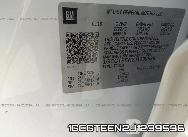 1GCGTEEN2J1239536 фото 10