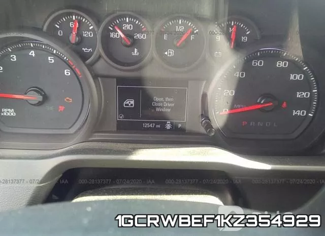 1GCRWBEF1KZ354929 фото 8