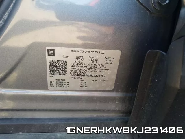 1GNERHKW8KJ231406 фото 2