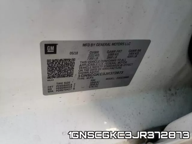 1GNSCGKC3JR372873 фото 2