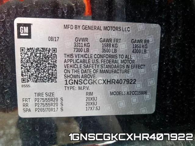 1GNSCGKCXHR407922 фото 2