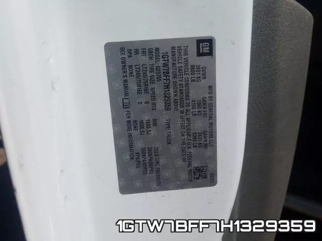 1GTW7BFF7H1329359 фото 2