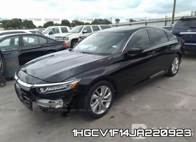 1HGCV1F14JA220923 фото 3