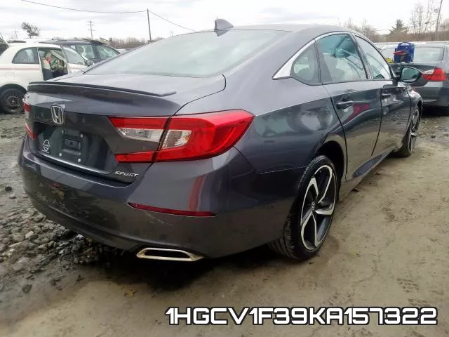 1HGCV1F39KA157322 фото 5