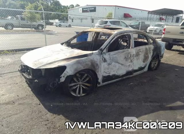 1VWLA7A34KC001209 фото 3