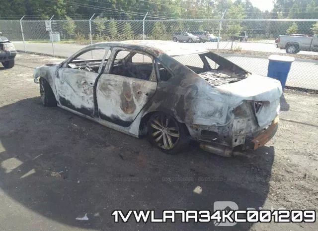 1VWLA7A34KC001209 фото 4