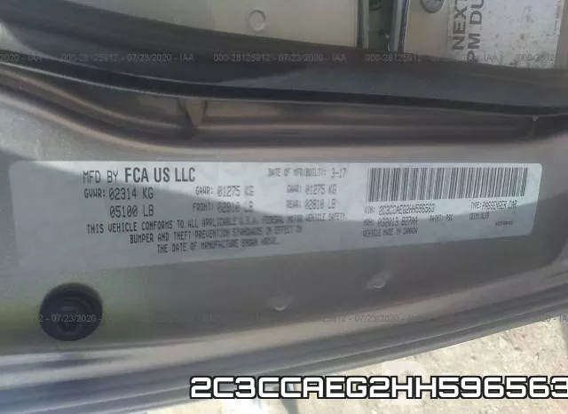 2C3CCAEG2HH596563 фото 10