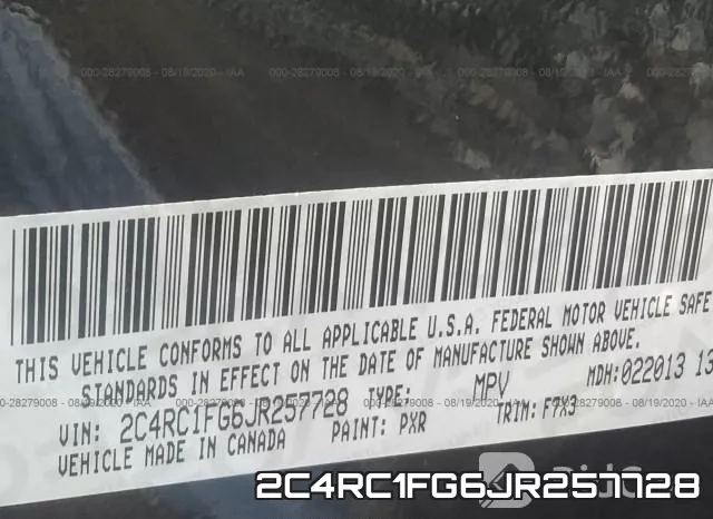 2C4RC1FG6JR257728 фото 10