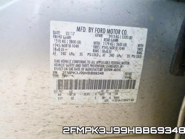 2FMPK3J99HBB69348 фото 2