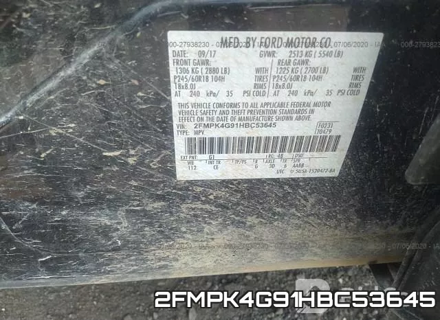 2FMPK4G91HBC53645 фото 10