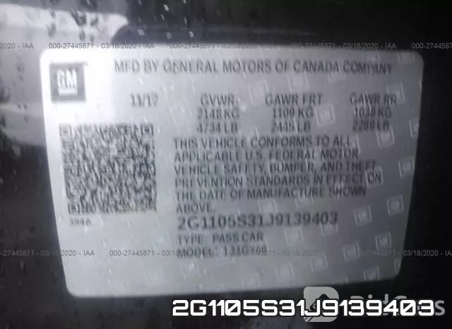 2G1105S31J9139403 фото 10