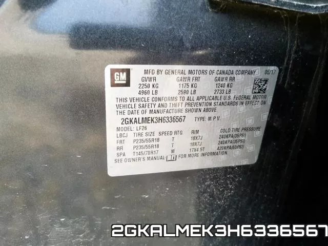 2GKALMEK3H6336567 фото 2