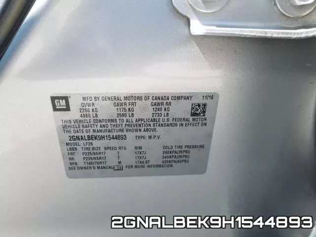 2GNALBEK9H1544893 фото 2