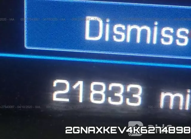 2GNAXKEV4K6274898 фото 8