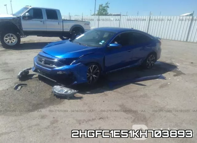 2HGFC1E51KH703893 фото 3