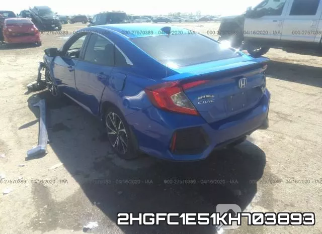 2HGFC1E51KH703893 фото 4
