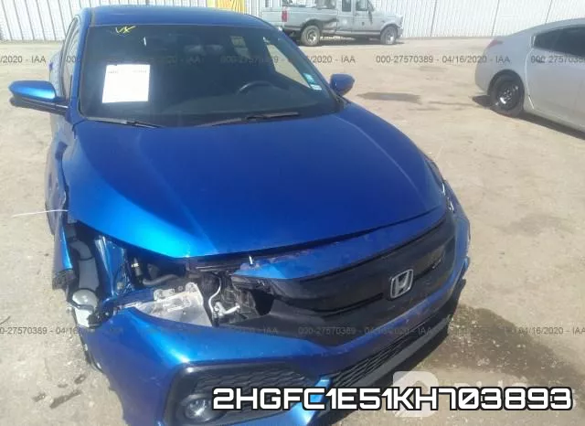 2HGFC1E51KH703893 фото 7