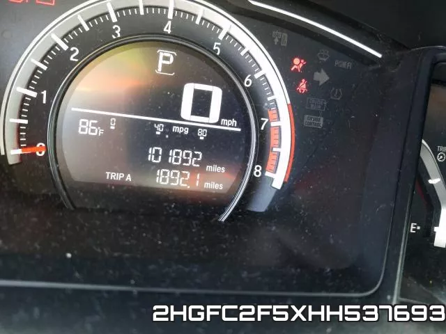 2HGFC2F5XHH537693 фото 9