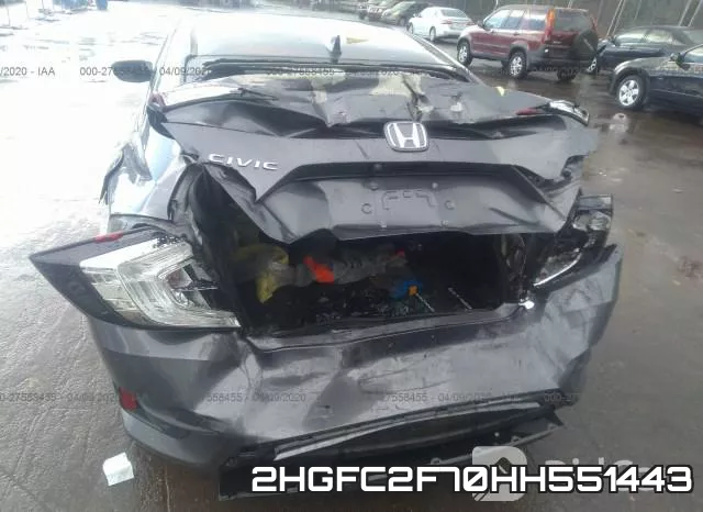 2HGFC2F70HH551443 фото 7