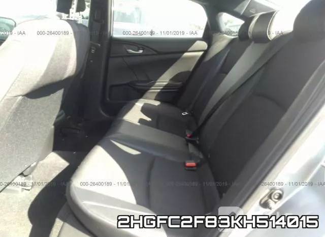 2HGFC2F83KH514015 фото 9