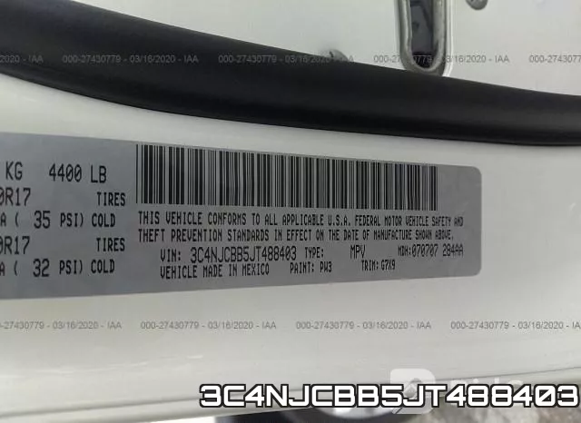 3C4NJCBB5JT488403 фото 10