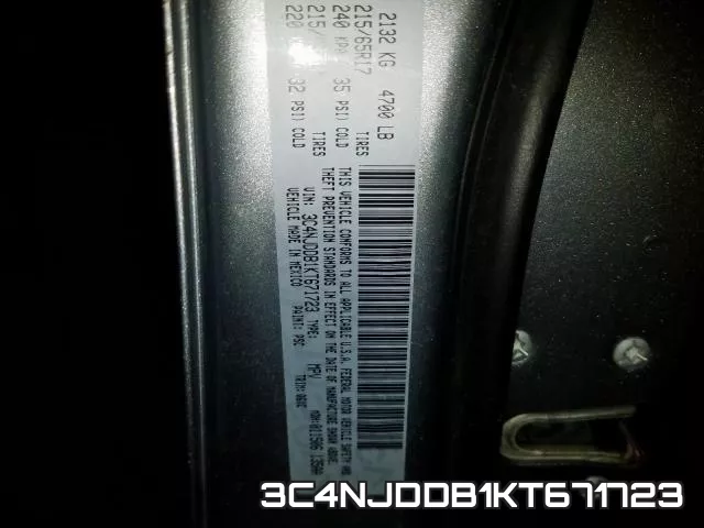 3C4NJDDB1KT671723 фото 2