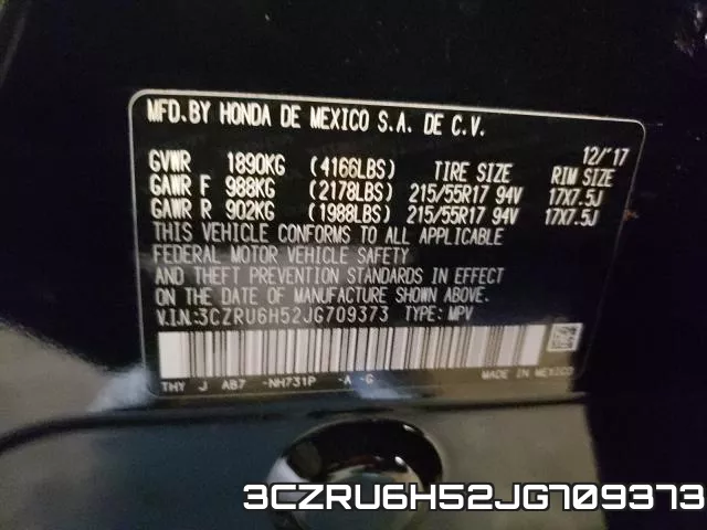 3CZRU6H52JG709373 фото 2