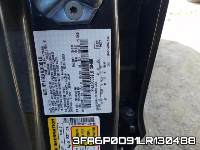 3FA6P0D91LR130488 фото 2