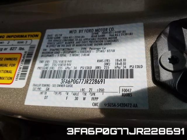 3FA6P0G77JR228691 фото 2