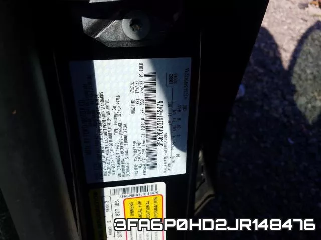 3FA6P0HD2JR148476 фото 2